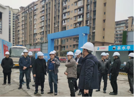 四川省住房和城鄉(xiāng)建設(shè)廳黨組成員、副廳長張澤民帶隊蒞臨“匯東鹽都印象”項目開展建筑領(lǐng)域安全生產(chǎn)督導(dǎo)檢查